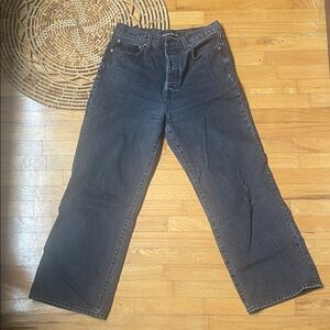 Denim Forum Farrah Wide Leg Jeans